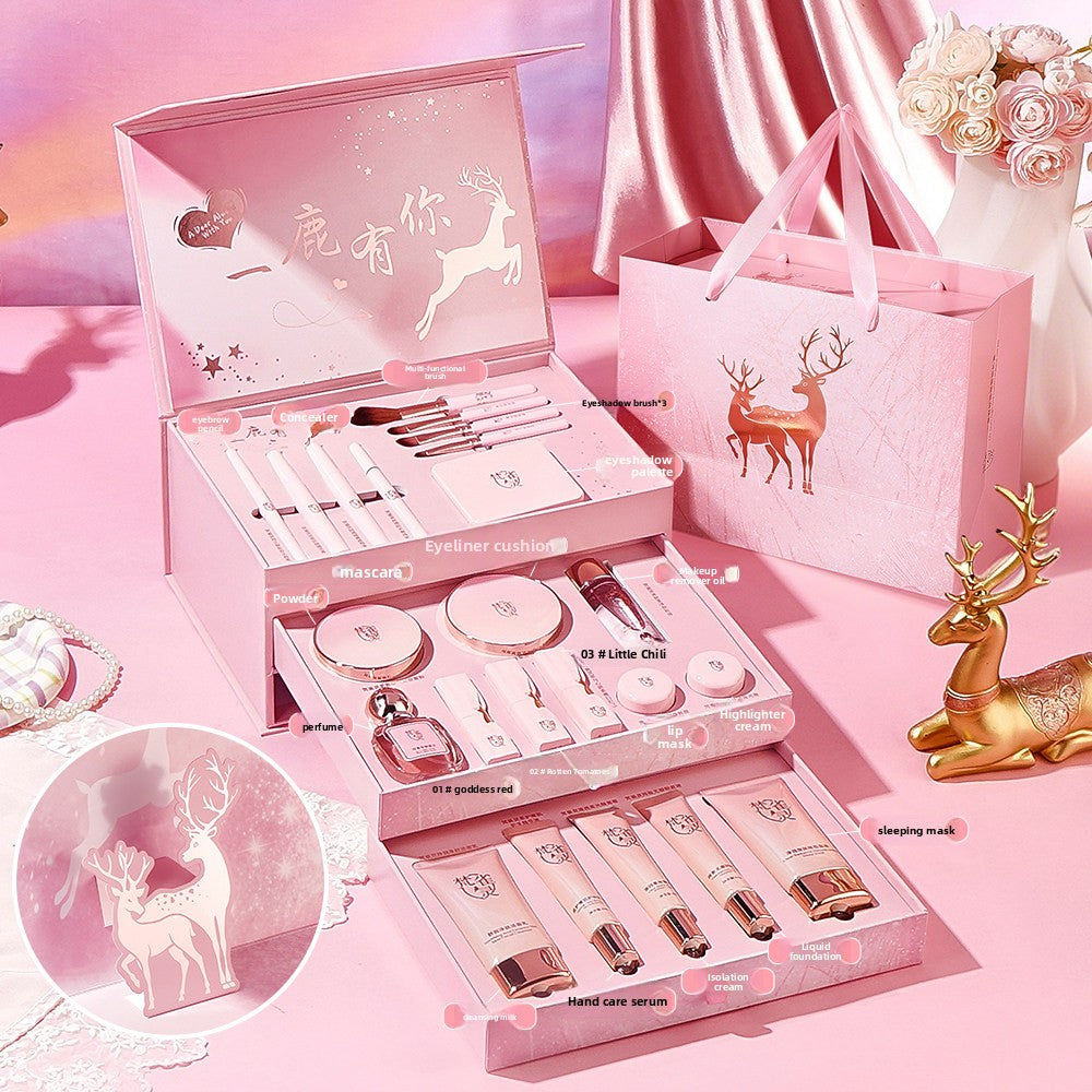 Her Premium Makeup and Skincare Gift Set