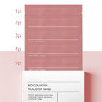 Her collagen face mask